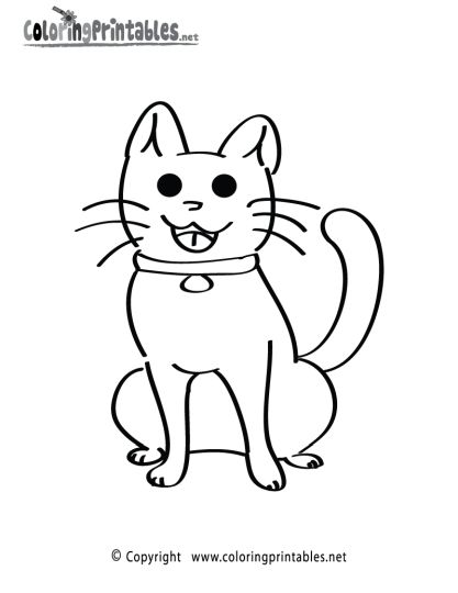 Cute Kitten Coloring Pages - Part 3